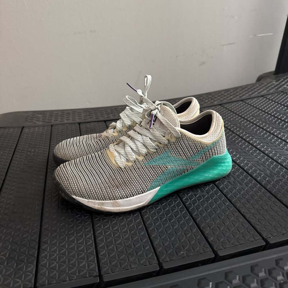 Reebok Nano 9 Crossfit Training Shoes Women's Grey/Teal